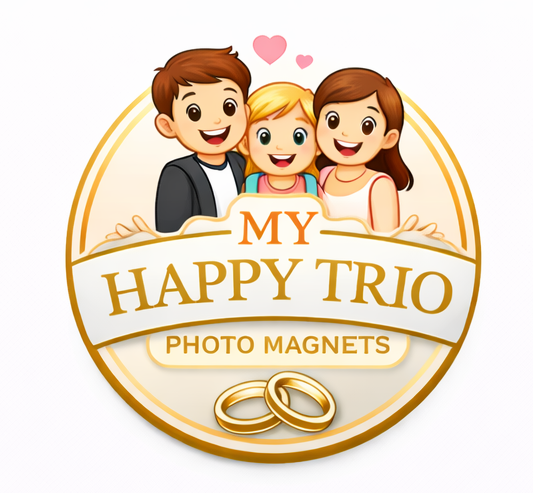 Custom Save the Date Photo Magnets — Personalized Wedding Announcement
