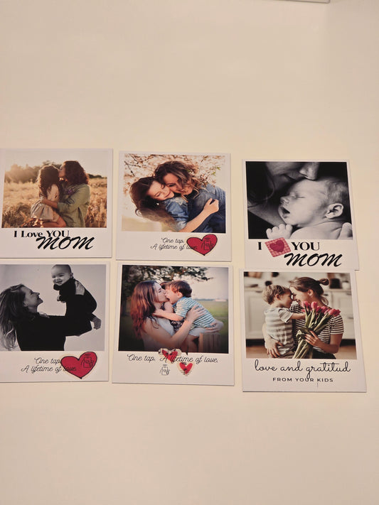 Personalized Mother's Day Photo Magnet Gift — Polaroid Style Set of 6